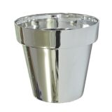 MACETA MILAN 14 CHROME