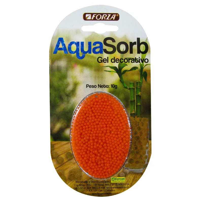 AQUASORB PERLAS X 10 GR COLORES SURTIDOS